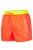 Szorty kąpielowe męskie spodenki neonowe zagano 5116 kolor pomarańczowy z żółtym pasem