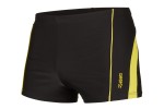 Kąpielówki męskie bokserki spodenki pływackie 2322 czarno-żółte