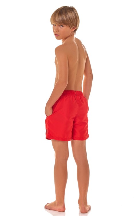 Szorty kąpielowe chłopięce, krótkie spodenki sportowe dziecięce zagano 5013 junior kolor czerwony