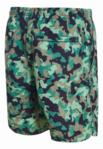 Szorty kąpielowe męskie spodenki sportowe moro długie zagano 5109 kolor zielono brązowo czarny