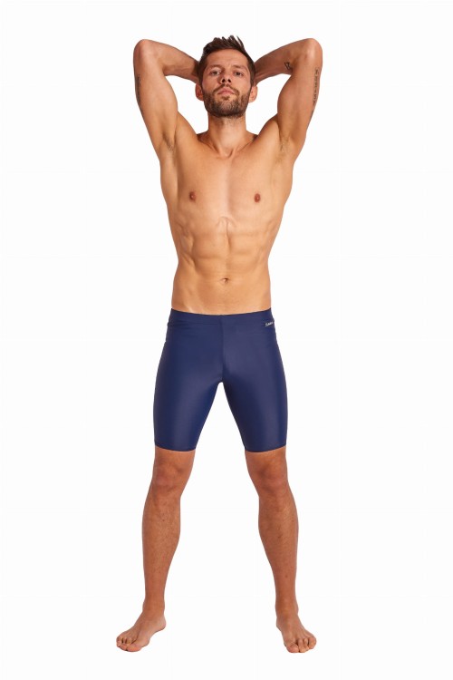 Kąpielówki męskie spodenki pływackie jammer zagano 2386 kolor granatowy
