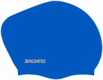 Swimming silicone cap for long hair blue