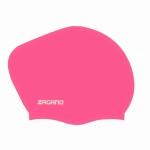 Swimming silicone cap for long hair pink