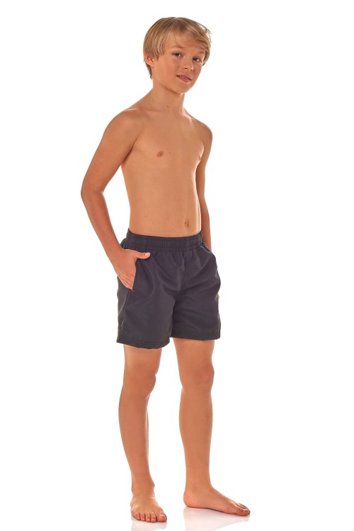 Szorty kąpielowe chłopięce, krótkie spodenki sportowe dziecięce zagano 5013 junior kolor czarny
