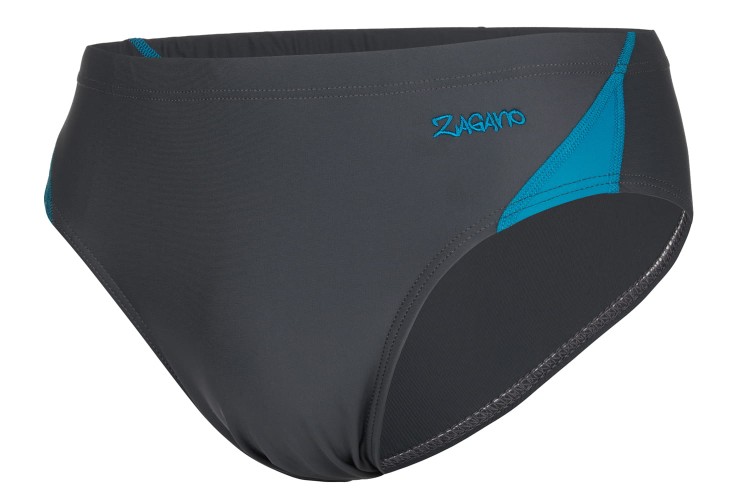 Slipy kąpielowe kąpielówki męskie na basen zagano 2374 kolor szary