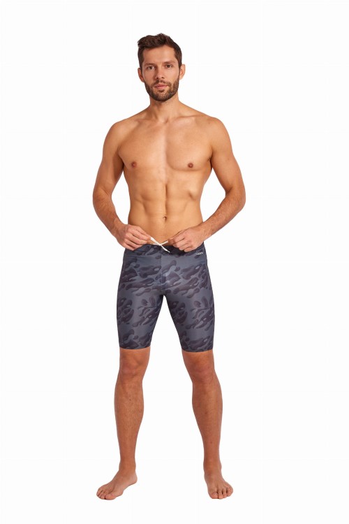 Kąpielówki męskie spodenki pływackie jammer zagano 2388 kolor czarny