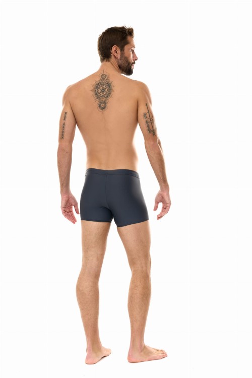 Kąpielówki męskie spodenki pływackie na basen zagano 2300 kolor szary