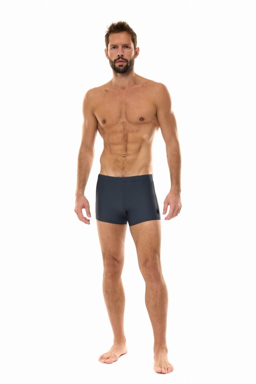 Kąpielówki męskie spodenki pływackie na basen zagano 2300 kolor szary