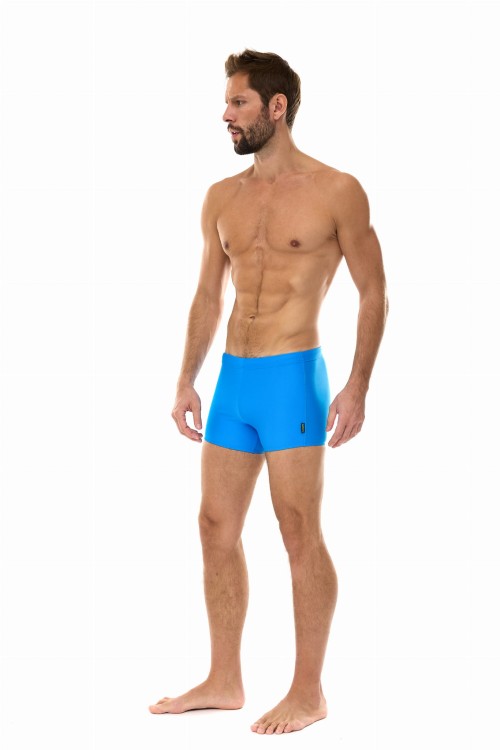 Kąpielówki męskie spodenki pływackie na basen zagano 2300 kolor jasnoniebieskie