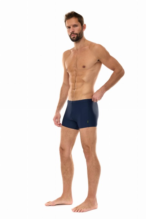 Kąpielówki męskie spodenki pływackie na basen zagano 2300 kolor granatowy