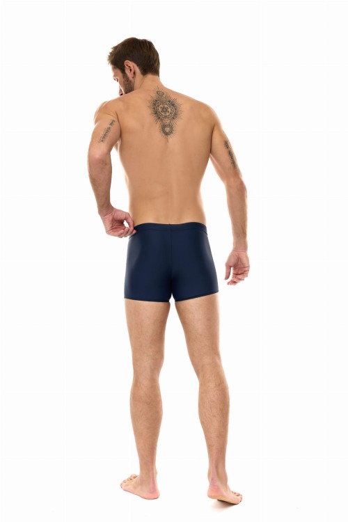 Kąpielówki męskie spodenki pływackie na basen zagano 2300 kolor granatowy