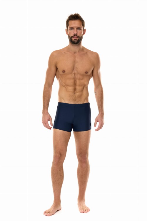 Kąpielówki męskie spodenki pływackie na basen zagano 2300 kolor granatowy