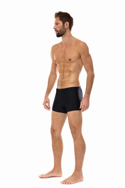 Kąpielówki męskie spodenki pływackie na basen zagano 2300 kolor czarny