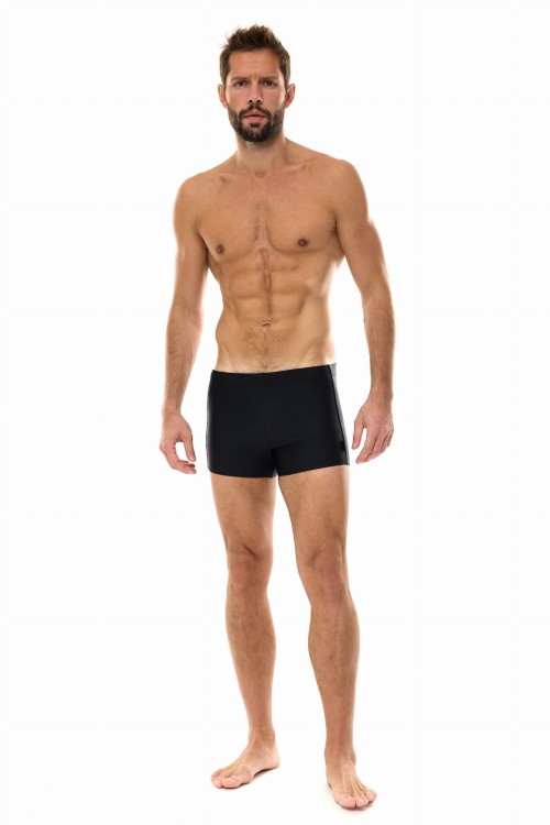 Kąpielówki męskie spodenki pływackie na basen zagano 2300 kolor czarny