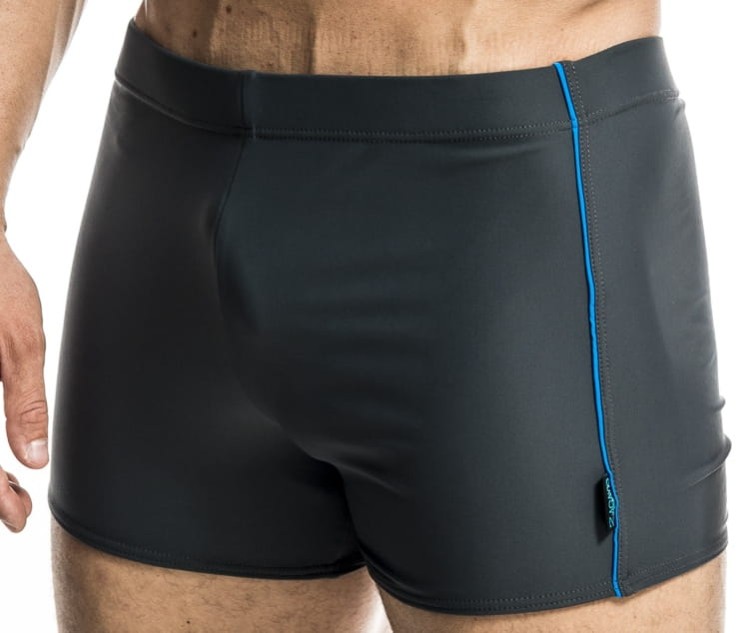 Kąpielówki męskie spodenki pływackie na basen zagano 2301 kolor szary