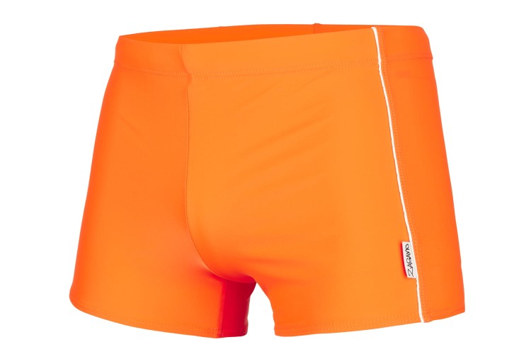 Kąpielówki męskie spodenki pływackie na basen zagano 2301 kolor pomarańczowy