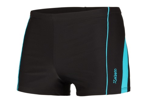 Kąpielówki męskie spodenki pływackie na basen zagano 2322 kolor czarno-niebieski