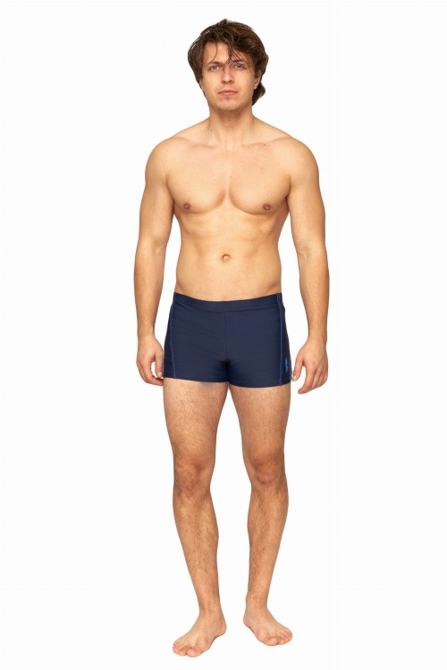 Kąpielówki męskie spodenki pływackie na basen zagano 2322 kolor granatowe