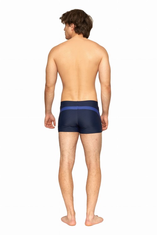 Kąpielówki męskie spodenki pływackie na basen zagano 2322 kolor granatowe