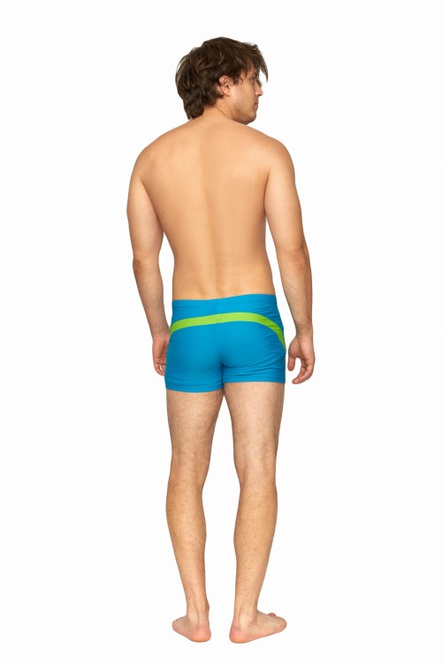 Kąpielówki męskie spodenki pływackie na basen zagano 2322 kolor niebieski