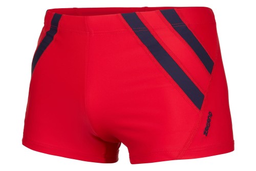 Kąpielówki męskie bokserki spodenki pływackie zagano 2336 kolor czerwony