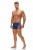 Kąpielówki męskie bokserki spodenki pływackie zagano 2325 kolor granatowo pomarańczowy