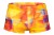 Kąpielówki męskie bokserki spodenki pływackie kolorowe zagano 2380 wielokolorowe z dominacją żołtego ze wzorem geometrycznym