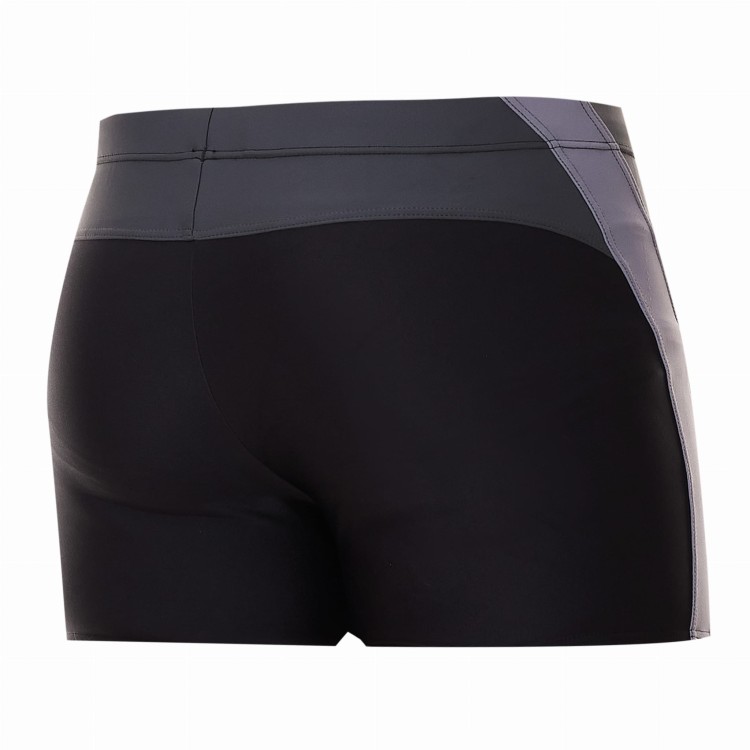 Kąpielówki męskie bokserki spodenki pływackie zagano 2376 kolor czarny z szarymi wstawkami