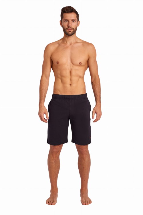 Szorty męskie bawełniane sportowe zagano 8001 kolor czarny