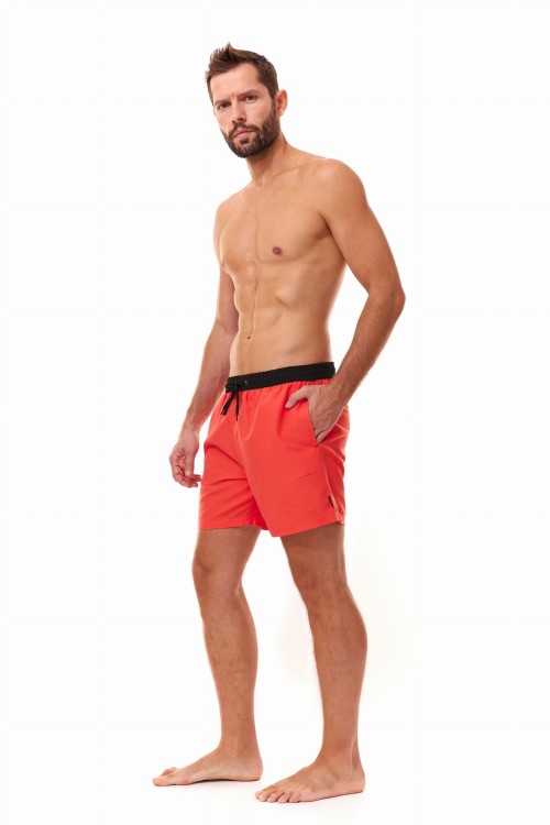 Szorty kąpielowe męskie spodenki sportowe zagano 5014 kolor ciemnopomarańczowy