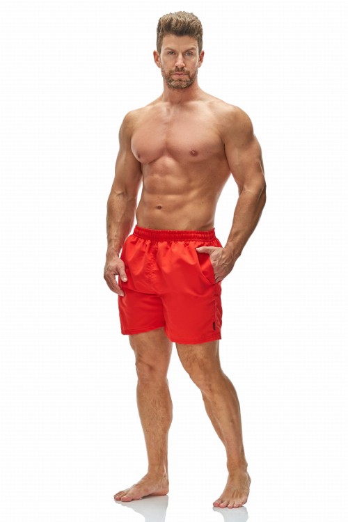 Szorty kąpielowe męskie spodenki sportowe zagano 5013 czerwone