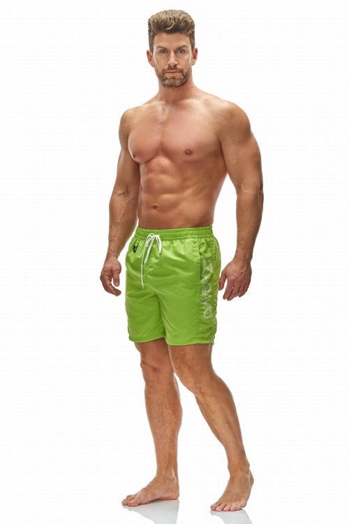 Szorty kąpielowe męskie spodenki sportowe zagano 5126 kolor jasnozielony