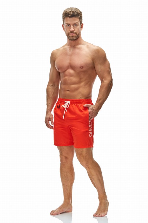 Szorty kąpielowe męskie spodenki sportowe zagano 5126 kolor czerwony