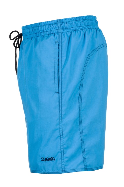 Szorty kąpielowe męskie spodenki sportowe zagano 5103 z dłuższą nogawką kolor niebieski