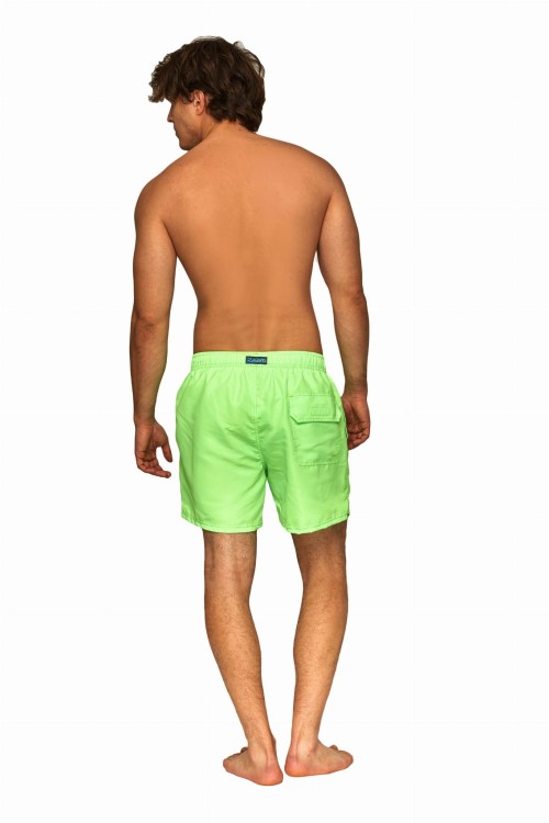 Szorty kąpielowe męskie neonowe spodenki sportowe zagano 5107 kolor zielony