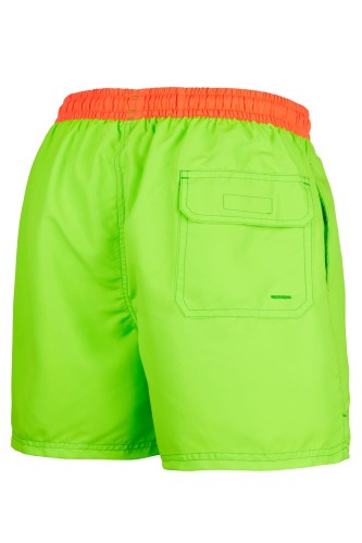 Szorty kąpielowe męskie spodenki neonowe zagano 5116 kolor zielono pomarańczowy