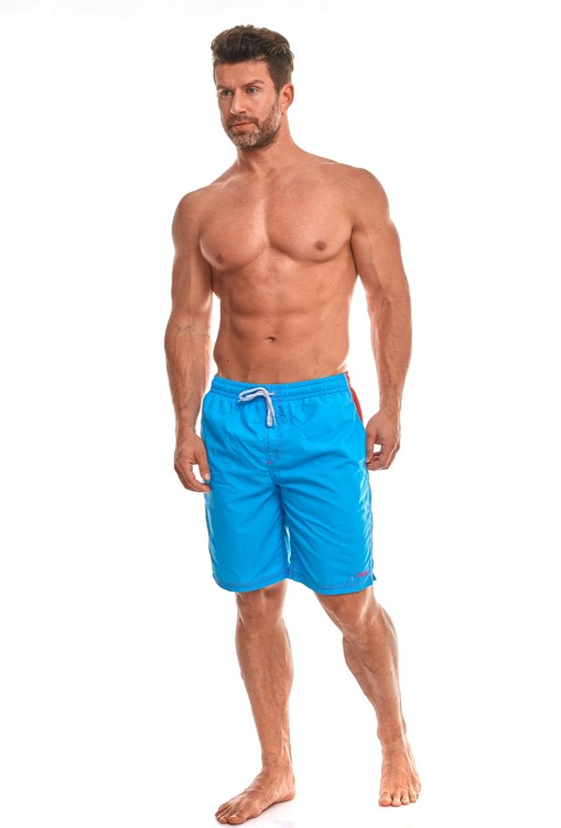 Szorty kąpielowe męskie spodenki sportowe zagano 2216 kolor jasnoniebieski