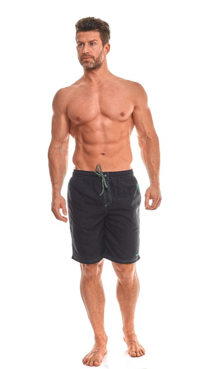 Szorty kąpielowe męskie spodenki sportowe zagano 2216 kolor czarny