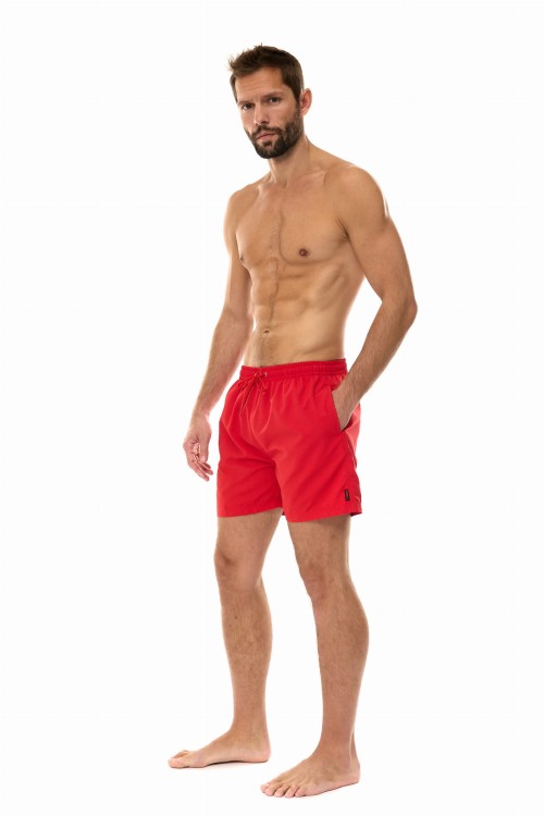 Szorty kąpielowe męskie spodenki sportowe zagano 5012 kolor czerwony
