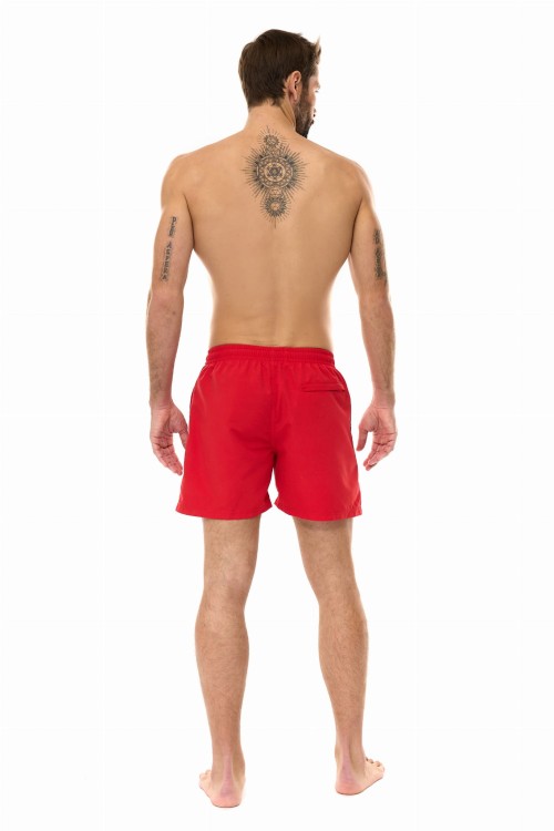 Szorty kąpielowe męskie spodenki sportowe zagano 5012 kolor czerwony