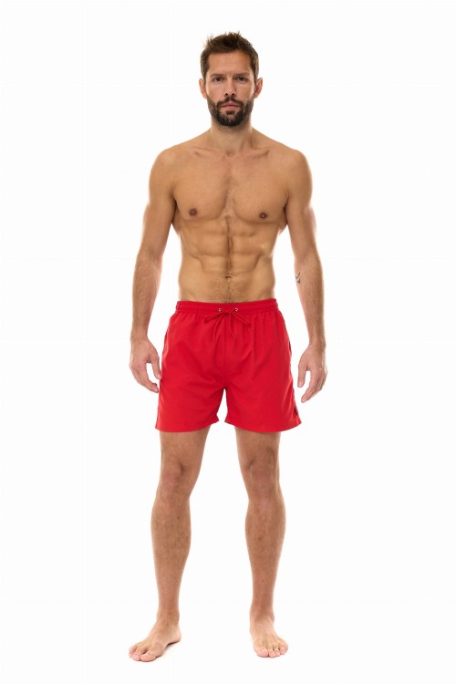 Szorty kąpielowe męskie spodenki sportowe zagano 5012 kolor czerwony