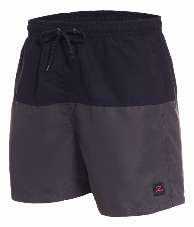 Szorty kąpielowe męskie spodenki sportowe zagano 5142 dwukolorowe kolor czarno szary