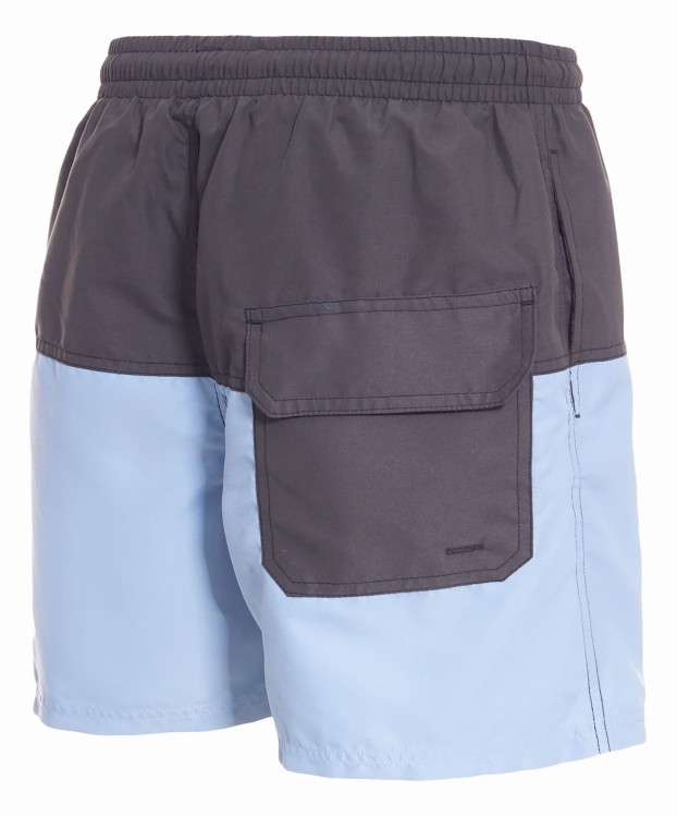 Szorty kąpielowe męskie spodenki sportowe zagano 5142 dwukolorowe kolor szaro niebieski