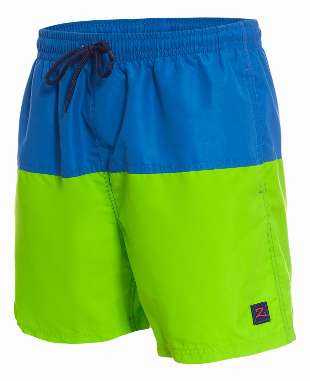 Szorty kąpielowe męskie spodenki sportowe zagano 5142 dwukolorowe kolor niebiesko zielony