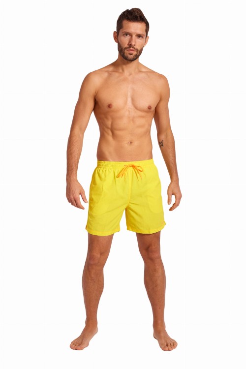 Szorty kąpielowe męskie spodenki sportowe zagano 5112 kolor żółty