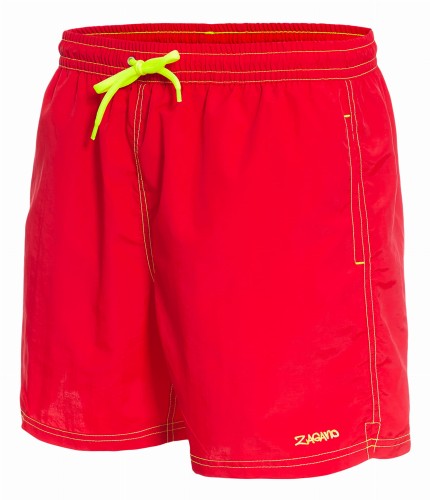 Szorty kąpielowe męskie spodenki sportowe zagano 5112 kolor czerwony