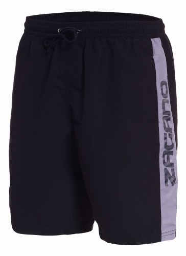 Szorty kąpielowe męskie spodenki sportowe zagano 5140 kolor czarno-szary