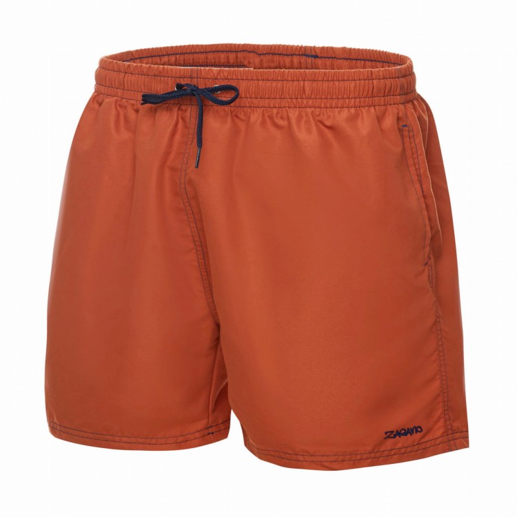Szorty kąpielowe męskie spodenki sportowe zagano 5108 kolor brązowy