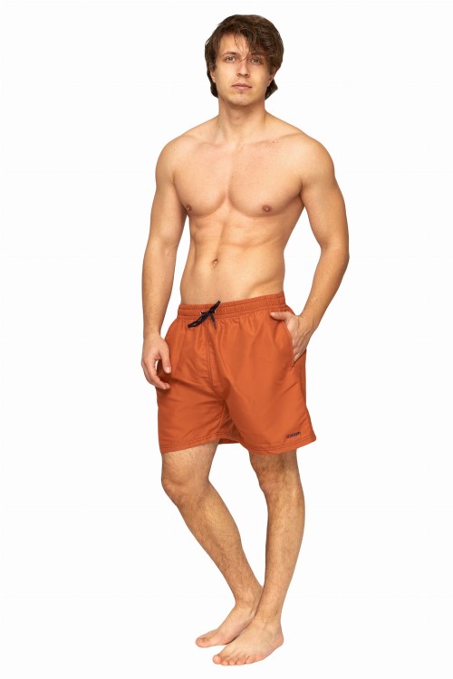 Szorty kąpielowe męskie spodenki sportowe zagano 5108 kolor brązowy