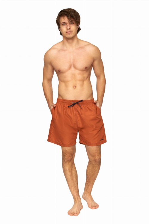 Szorty kąpielowe męskie spodenki sportowe zagano 5108 kolor brązowy